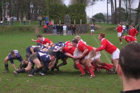 Match de rugby contre Sandhurst