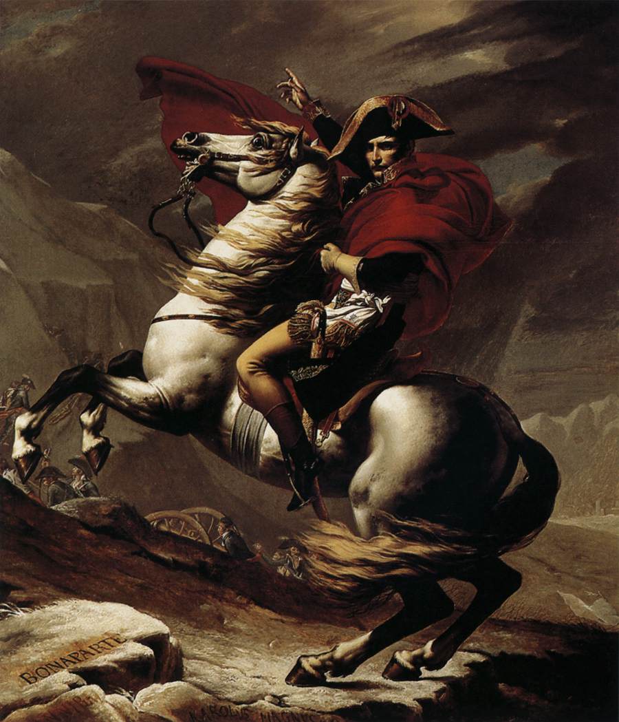 Promotion Capitaine Beaumont » Napoléon Bonaparte 1er Consul - toile de ... Napoleon Bonaparte Horse Painting